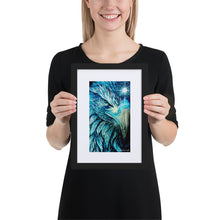 Carregar imagem no visualizador da galeria, Print em papel fosco com moldura Blue Fenix