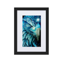 Carregar imagem no visualizador da galeria, Print em papel fosco com moldura Blue Fenix