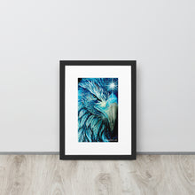 Carregar imagem no visualizador da galeria, Print em papel fosco com moldura Blue Fenix
