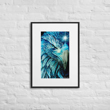 Carregar imagem no visualizador da galeria, Print em papel fosco com moldura Blue Fenix