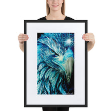 Carregar imagem no visualizador da galeria, Print em papel fosco com moldura Blue Fenix