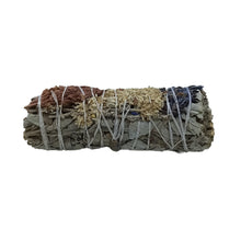 Carregar imagem no visualizador da galeria, Smudge Stick Relax &amp; Clean – Sálvia Branca, Lavanda &amp; Verbasco (10 cm)
