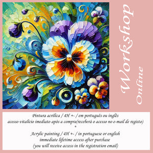 Workshop de Pintura: Flores de Inverno - Amor Perfeito