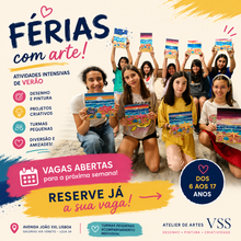Carregar imagem no visualizador da galeria, 🎨 Uma semana onde o seu filho cria obras de arte que vai guardar para sempre
