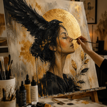 Carregar imagem no visualizador da galeria, Workshop Especial de Pintura Acrílica: “A Guardiã Interior”
