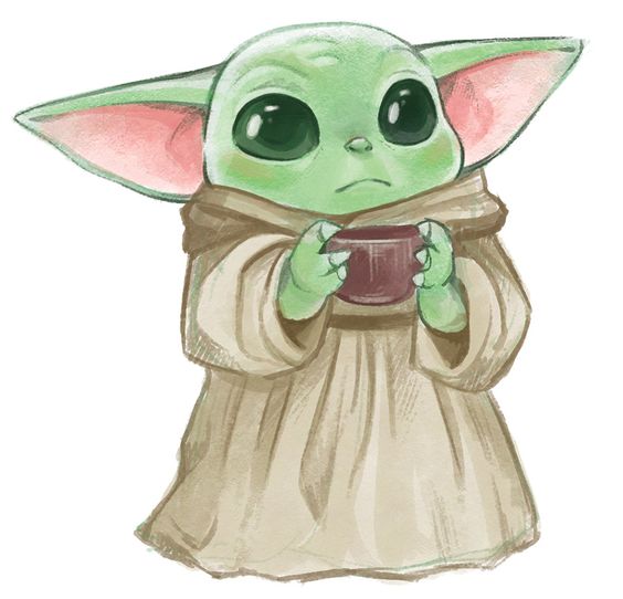 Desenhar o Grogu (Baby Yoda) de Star Wars - Nível 2 (videoaula + sessão online em directo com professor)