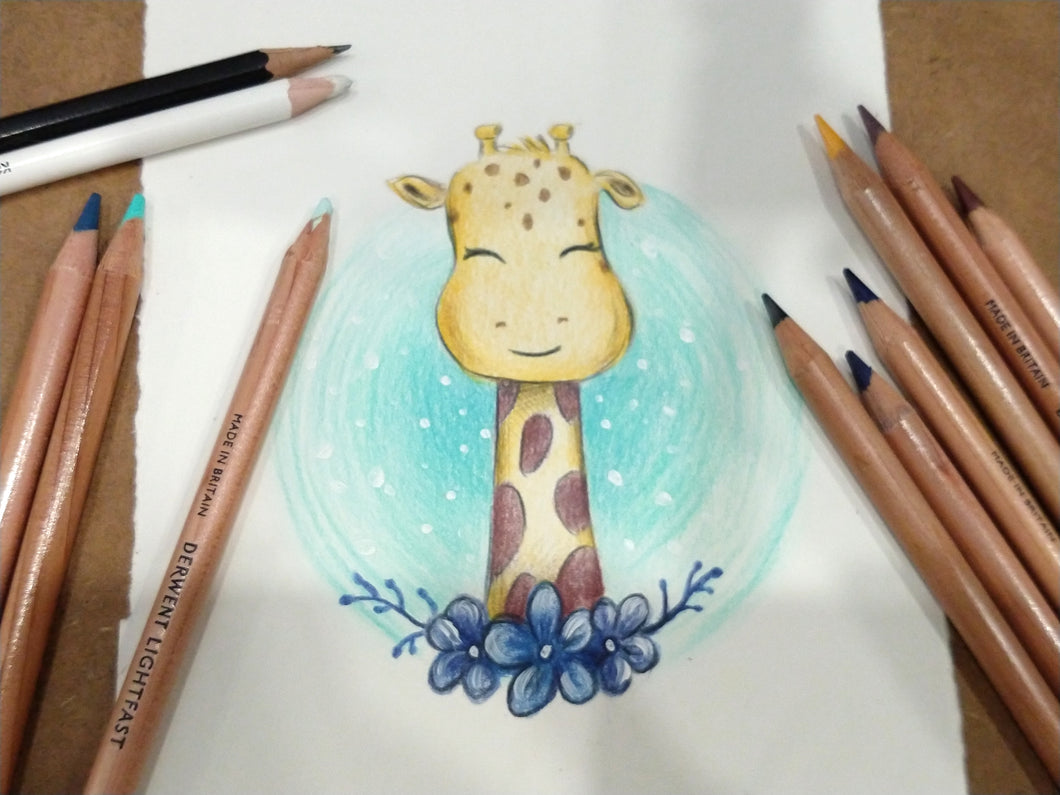 Desenhar uma girafinha - Nível 2 (videoaula + sessão online em directo com professor)