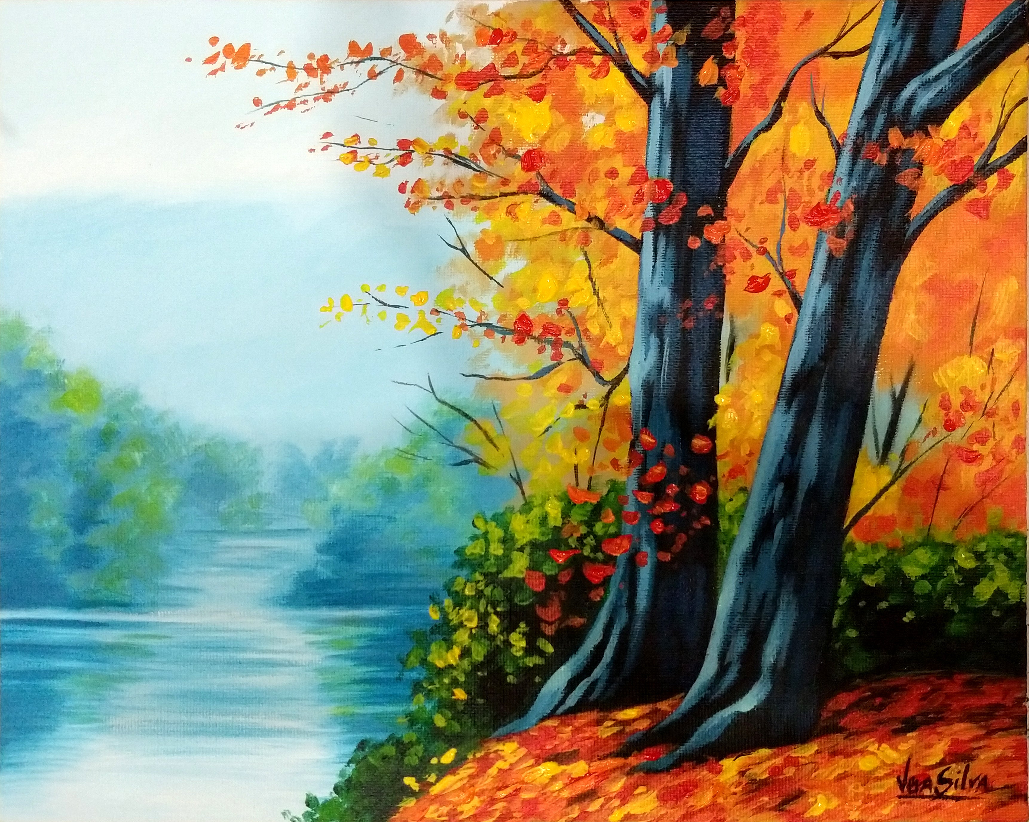 Videoaula - Pintura de Paisagem (acrílico)